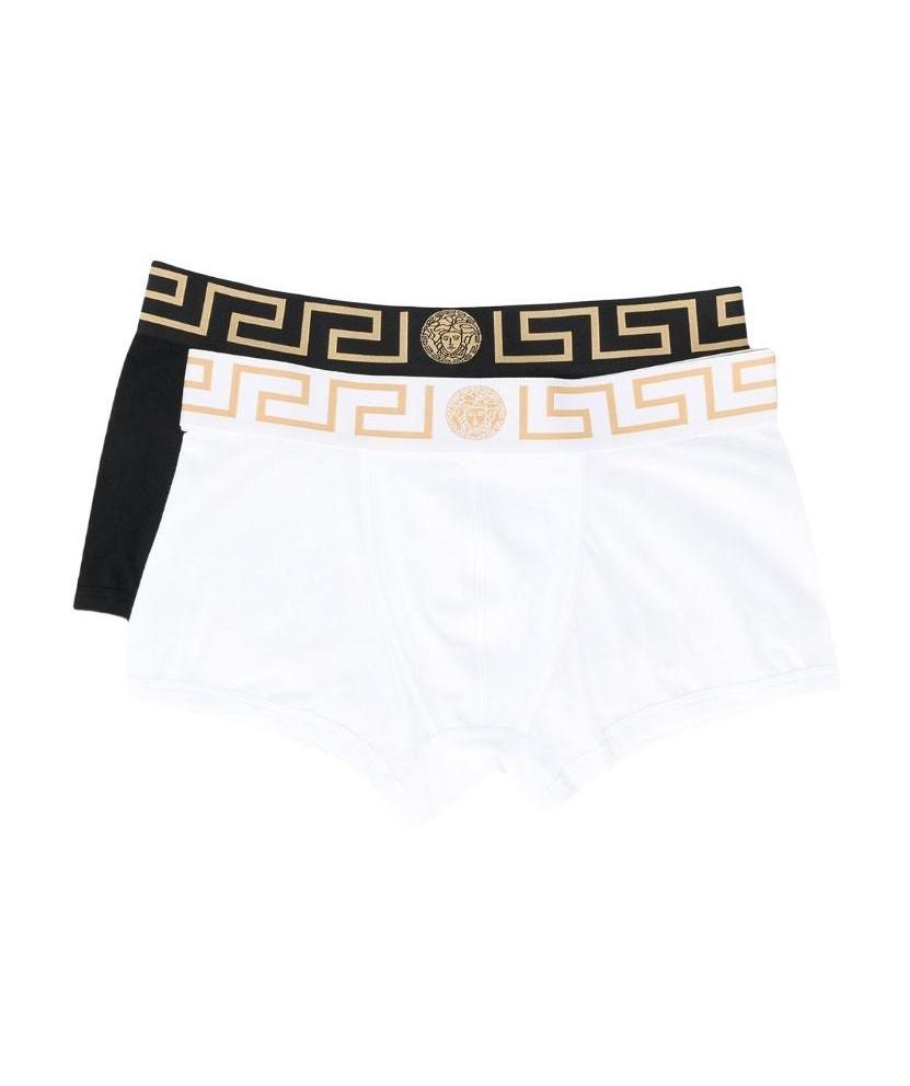 Versace Bi-pack Intimo Uomo Jersey Topeka Bi-stretch In White