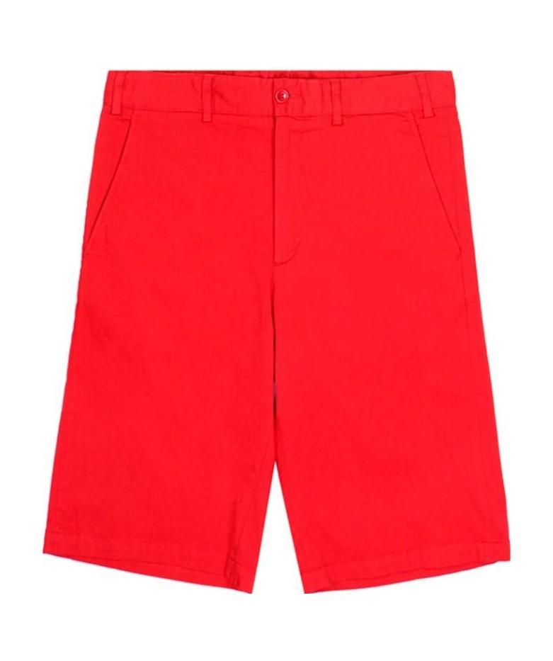 Shop Paul & Shark Logo Shorts In Red