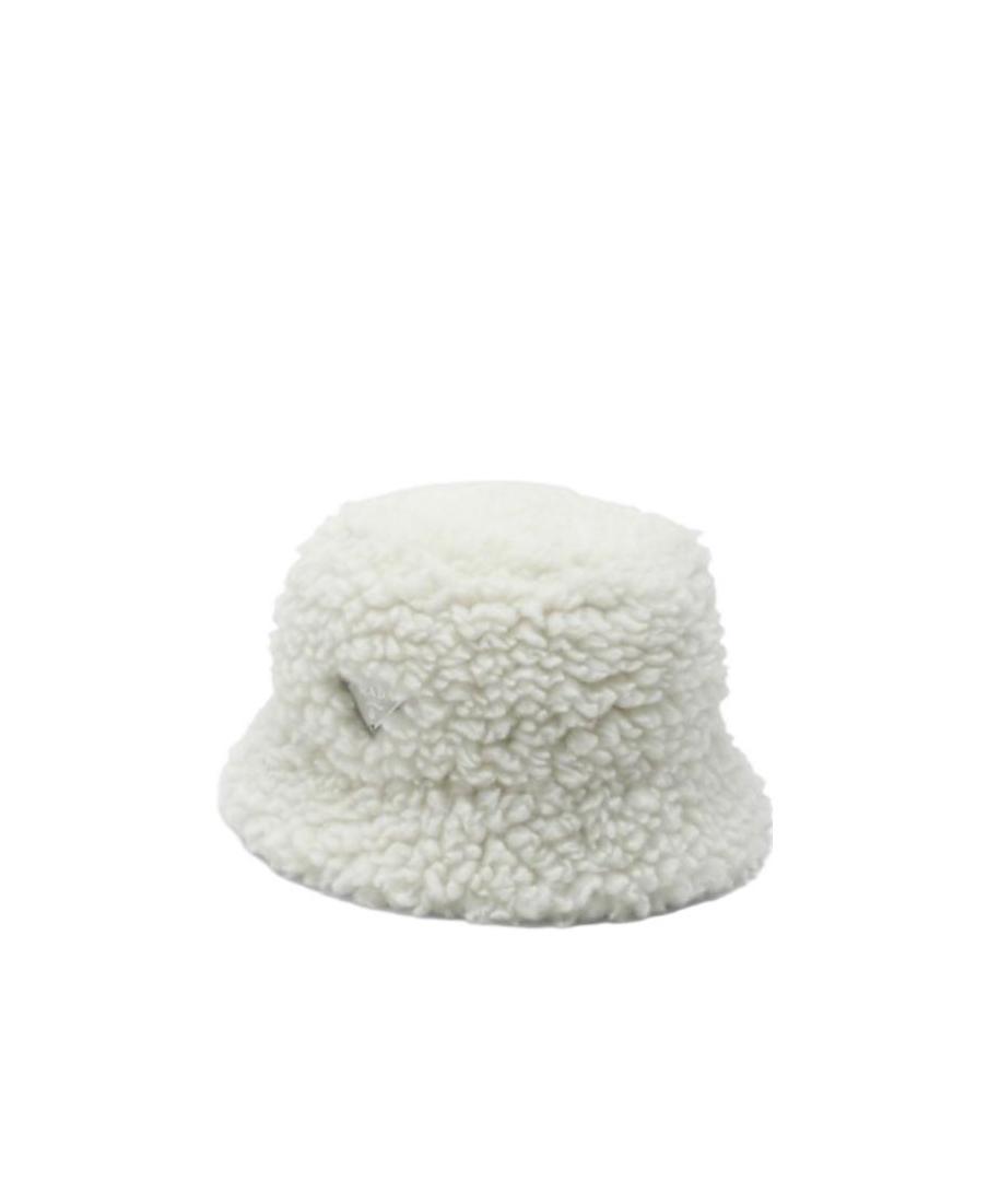Shop Prada Wool And Cashmere Bucket Hat In White