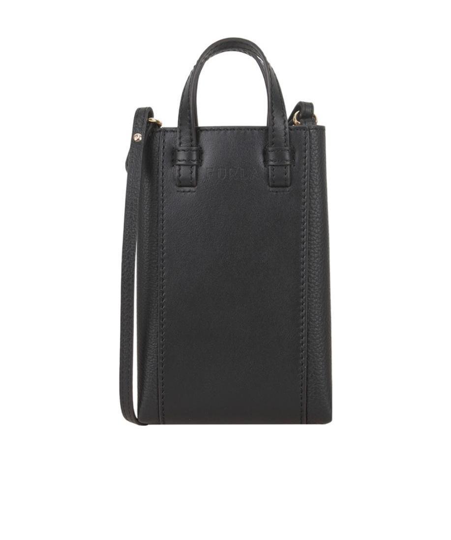 Furla Top Handle Shoulder Bag In Black