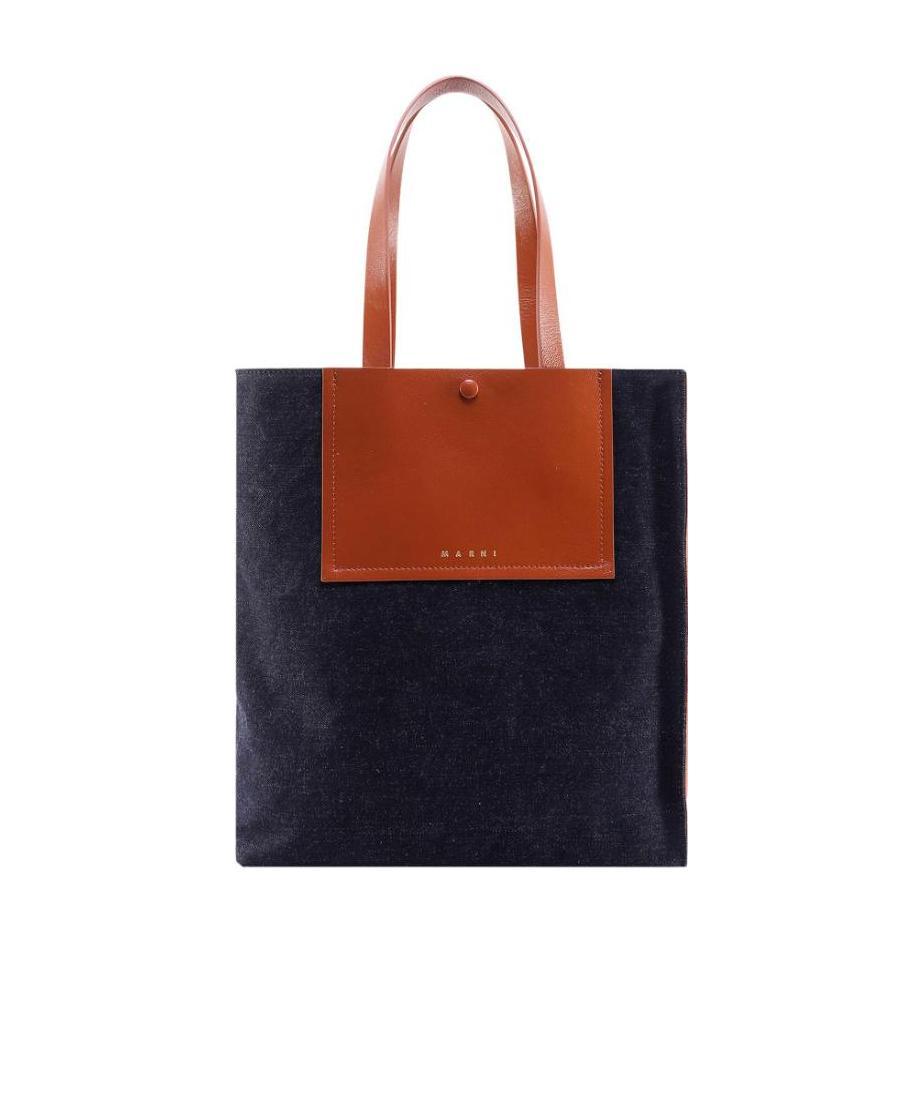 Marni Museo Pocket-detail Shoulder Bag In Black