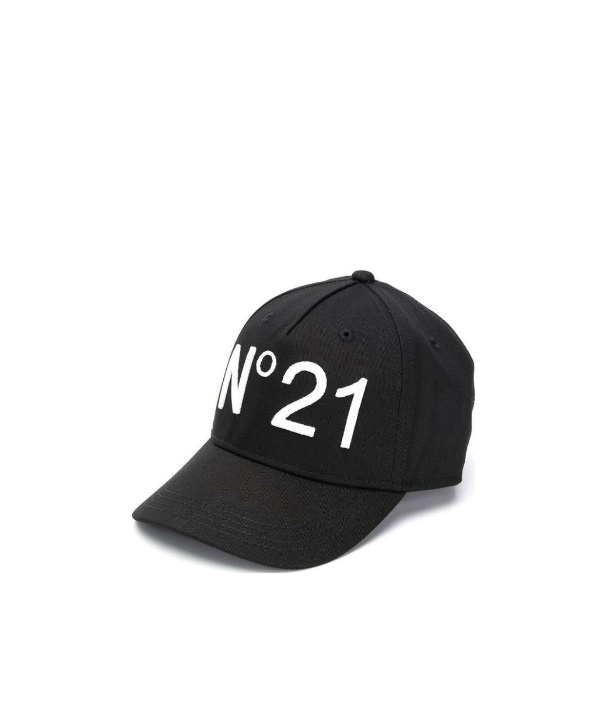 N°21 Logo-print Baseball Cap In Gray