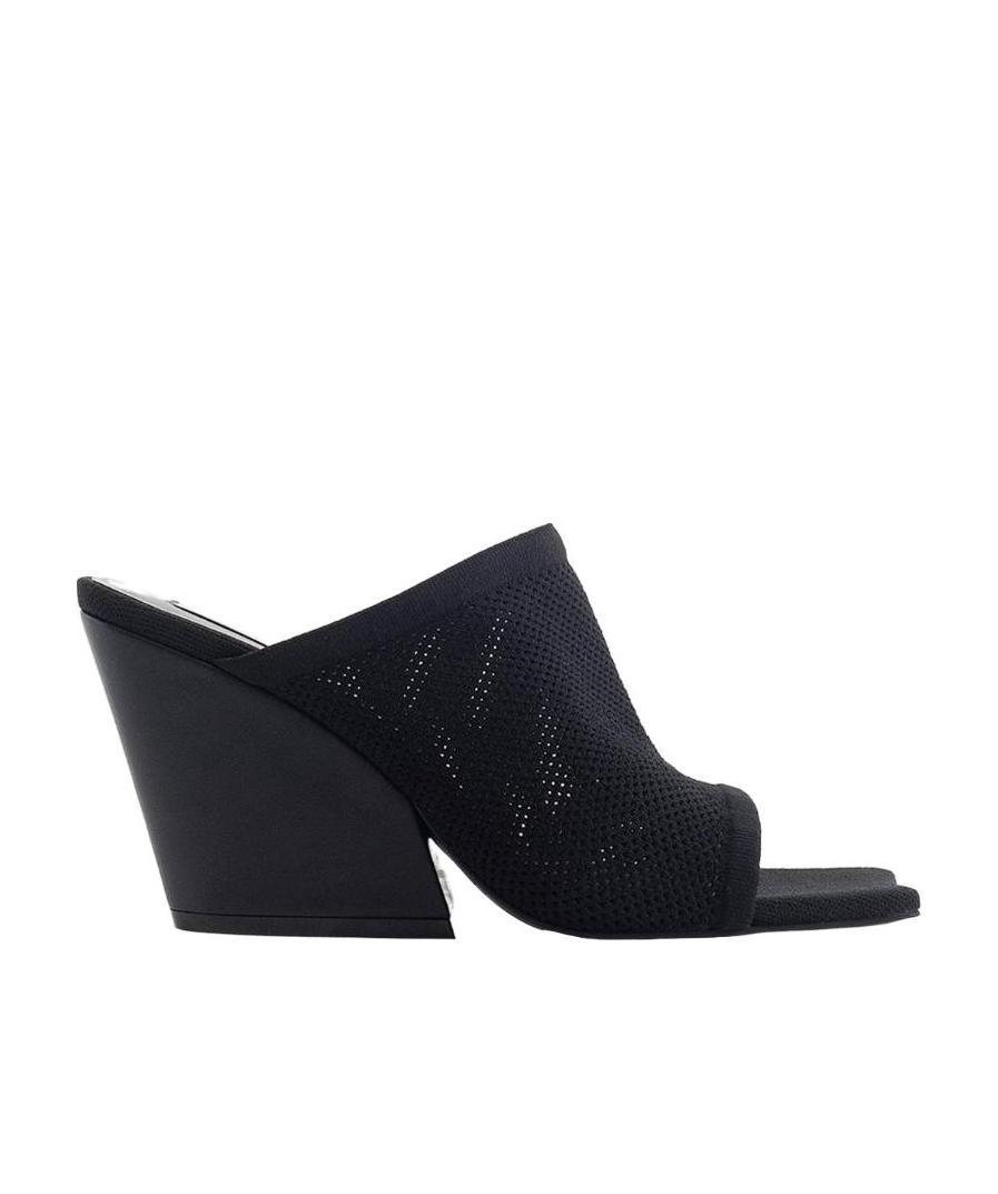 Stella Mccartney Woman Sandals Black Size 7 Textile Fibers In Black