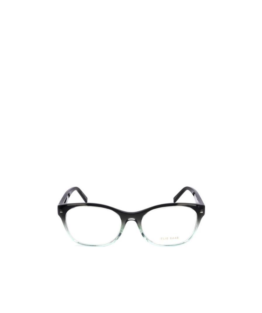 Elie Saab Es Rectangular Frame Glasses In White