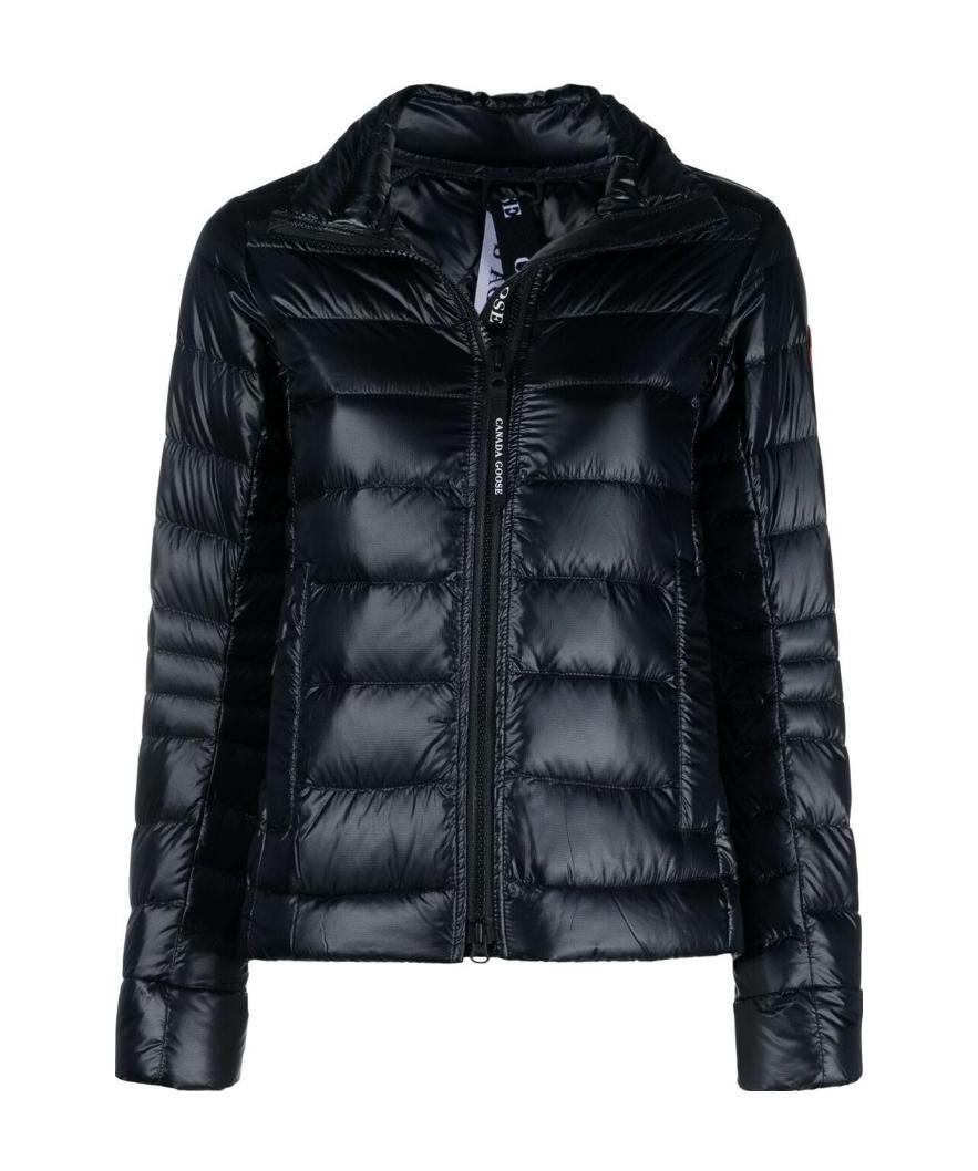 Canada Goose Logo-patch Padded Jacket In Black