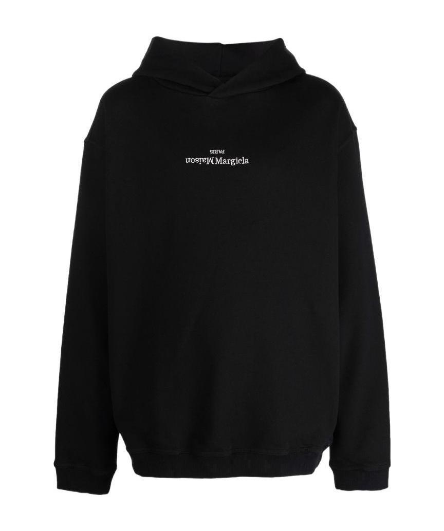 Maison Margiela Black Cotton Hoodie