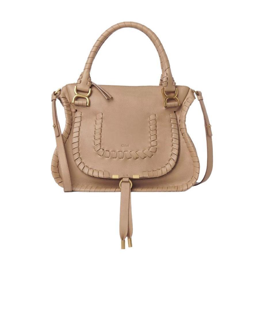 Chloé Interwoven-design Leather Bag In Brown