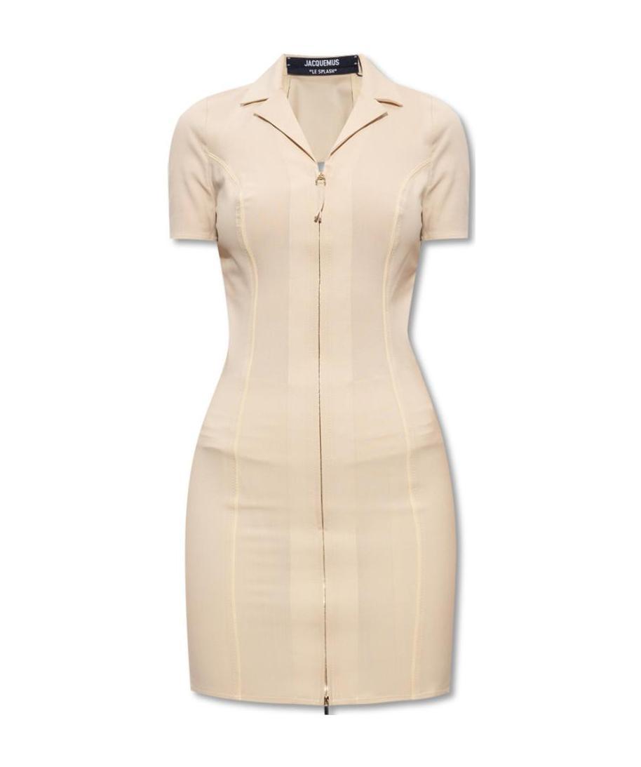 Jacquemus Tangelo Mini Tennis Dress In Nude