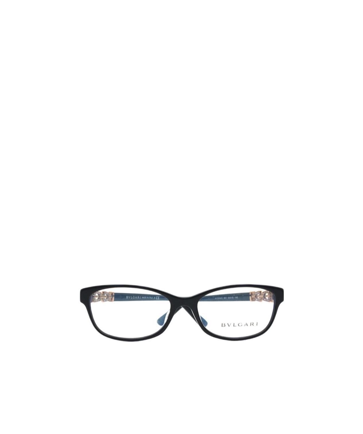 Bvlgari Black Oval Flat Mirror In Black