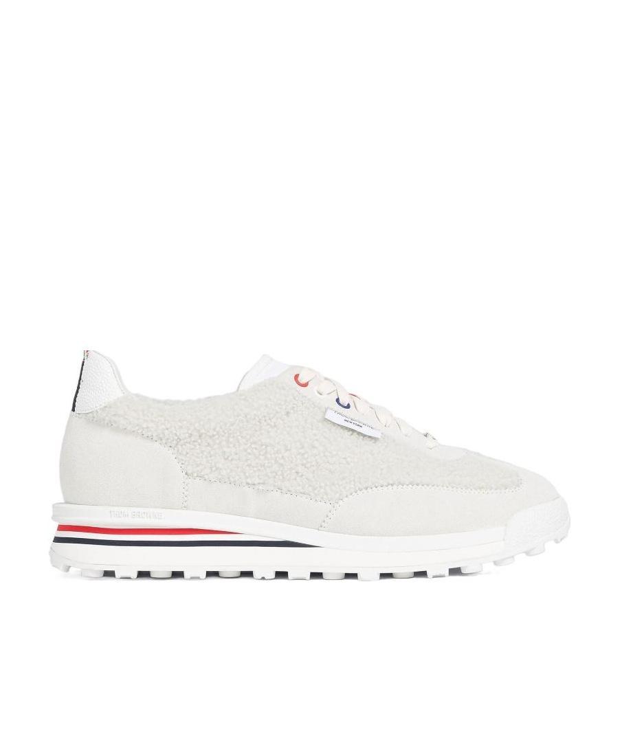 Thom Browne Tech Runner Low-top Sneakers In White