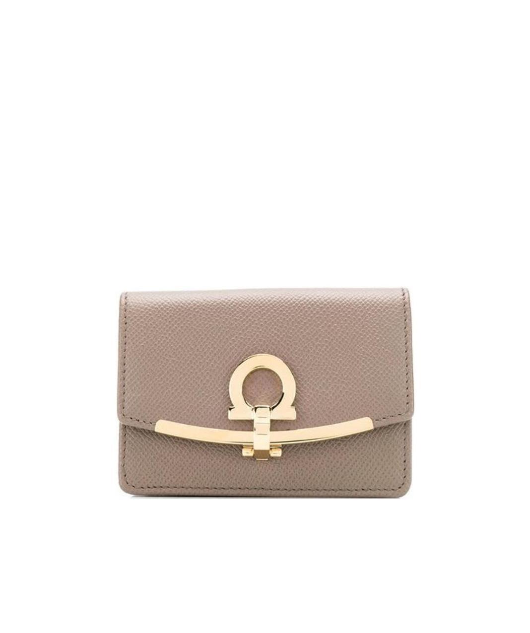 FERRAGAMO LOGO FASTENING PURSE