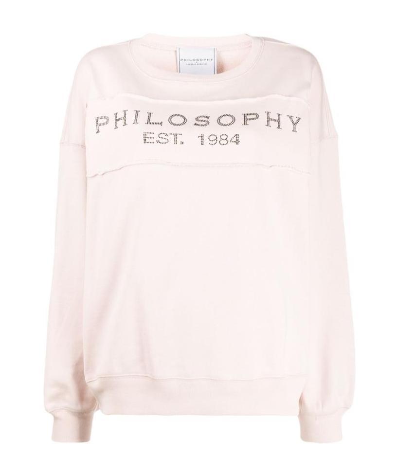 Philosophy Di Lorenzo Serafini Logo Sports Sweater In White