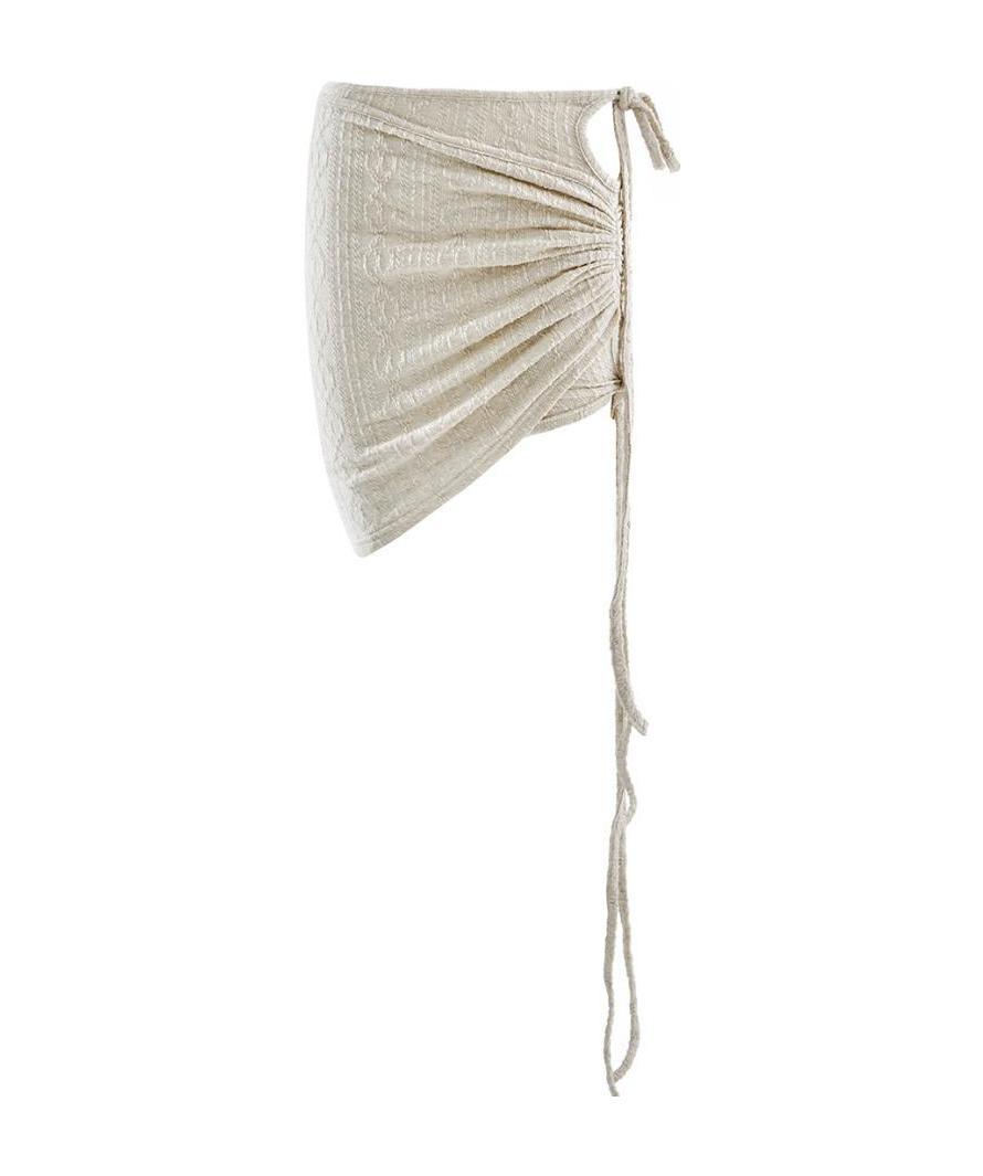 Hyein Seo Wrap The Body And Cut The Skirt In White