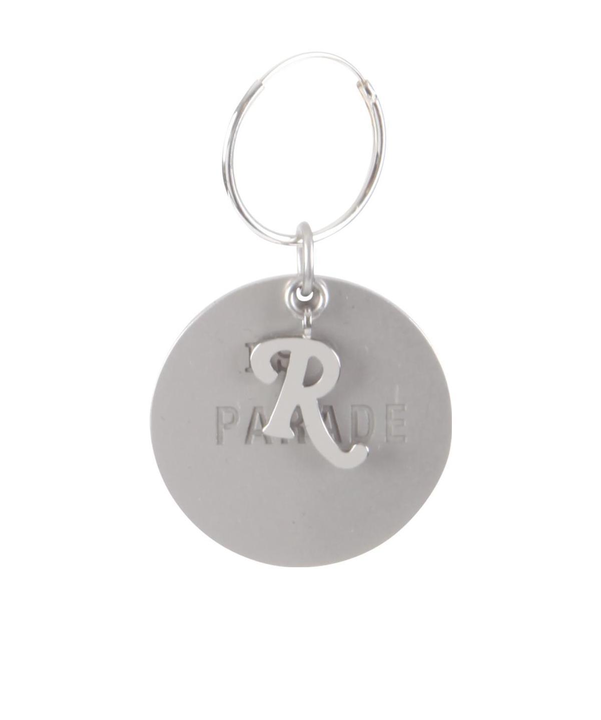 Raf Simons Circle Single Earrings In Gray