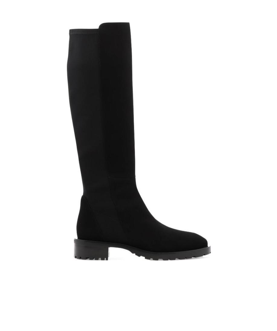 Stuart Weitzman Knee-high Suede Boots In Black