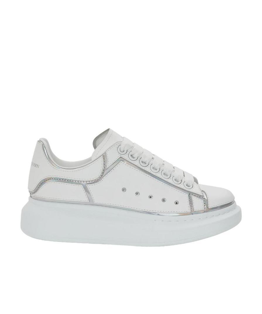 Alexander Mcqueen Low-top Oversized Sneakers In White