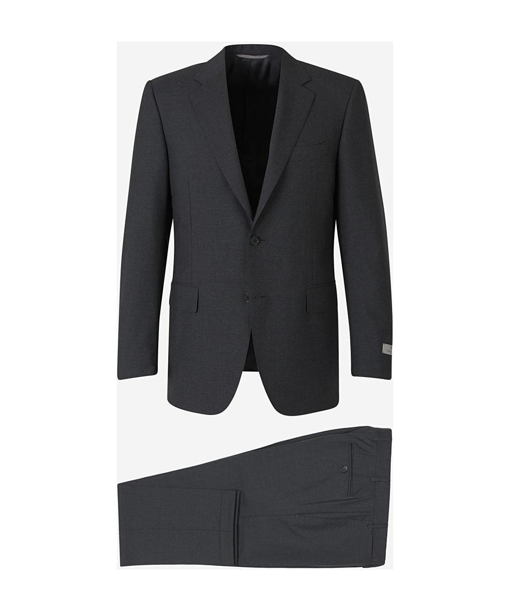 Canali Wool 2-piece Suit In Black