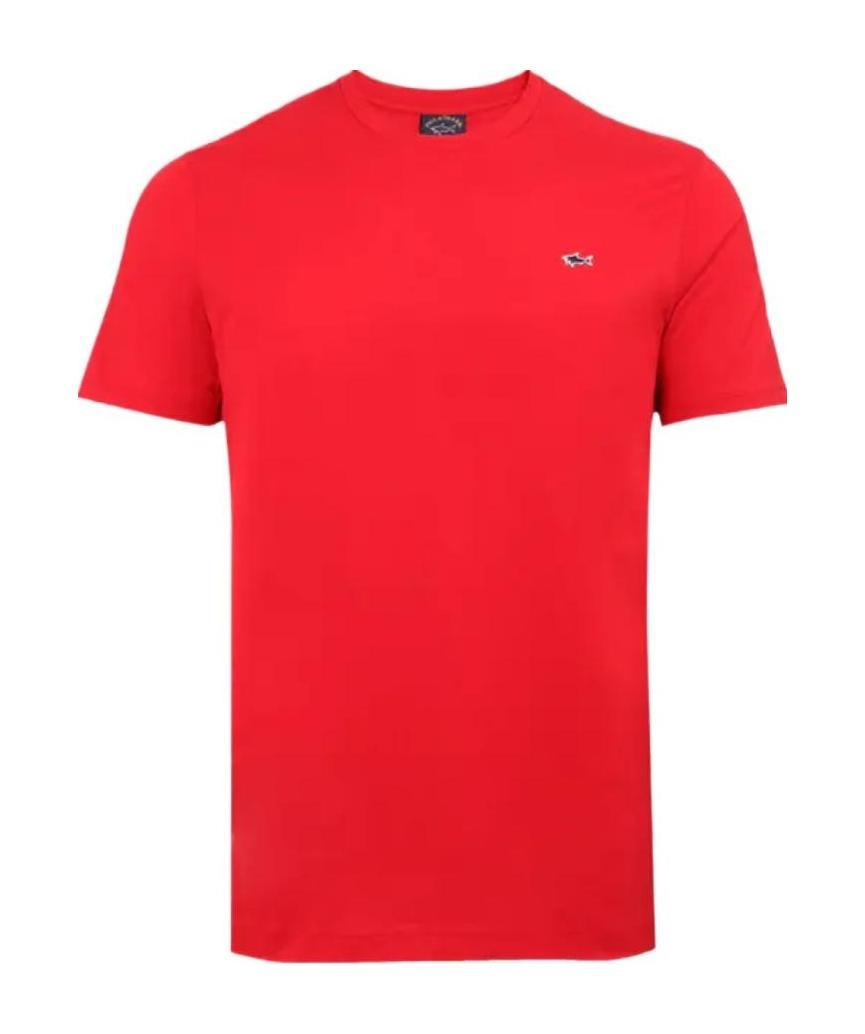 Paul & Shark Logo Details T-shirt In Red