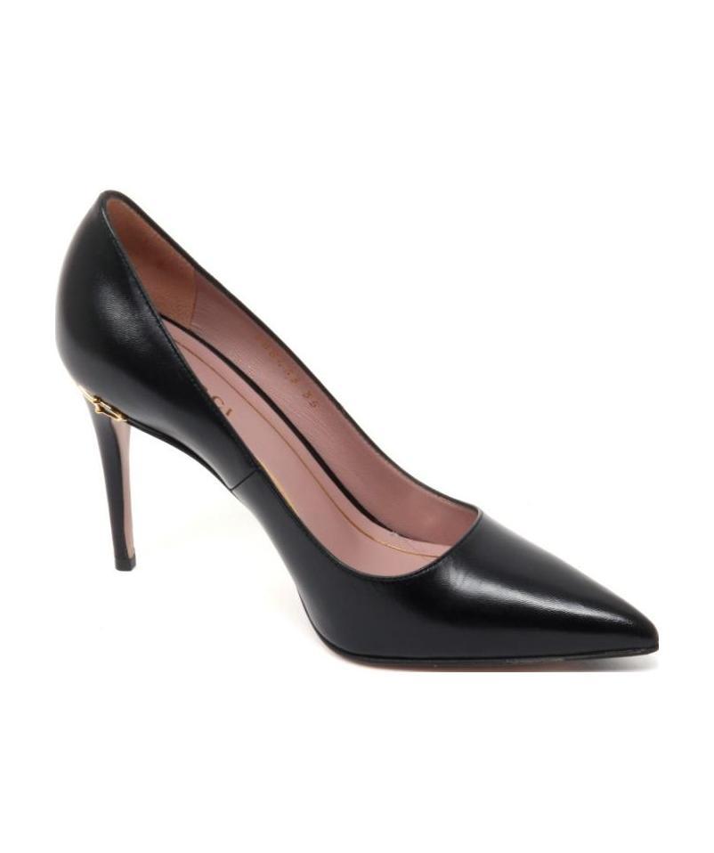 Shop Gucci Pointed High Heels In Black