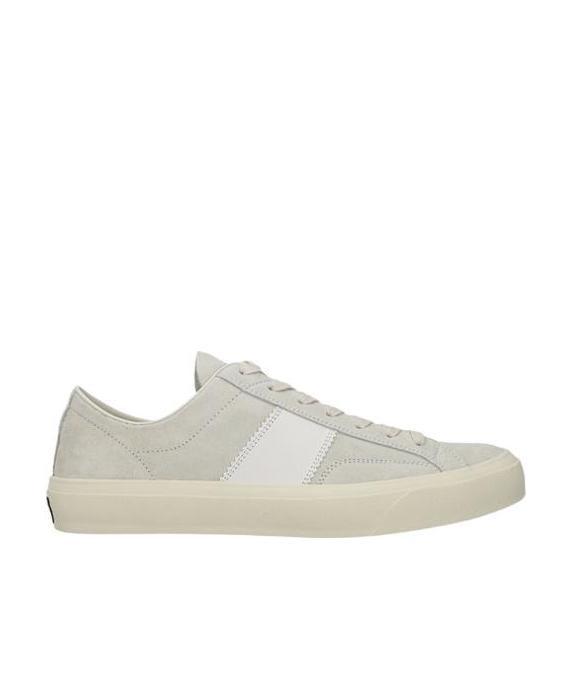 Tom Ford Off-white Nylon Cambridge Low-top Sneakers In White Beige Ivory