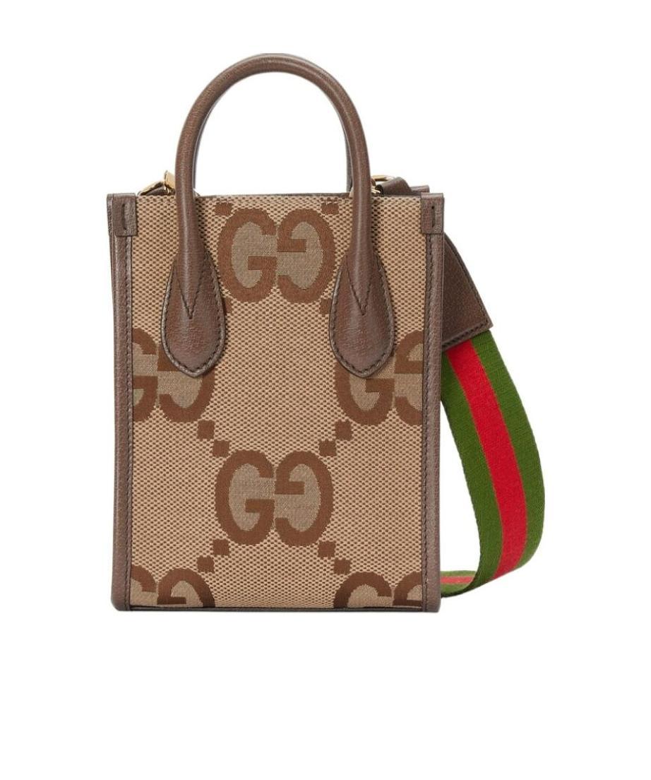 Gucci Jumbo Gg Mini Tote Bag In Brown