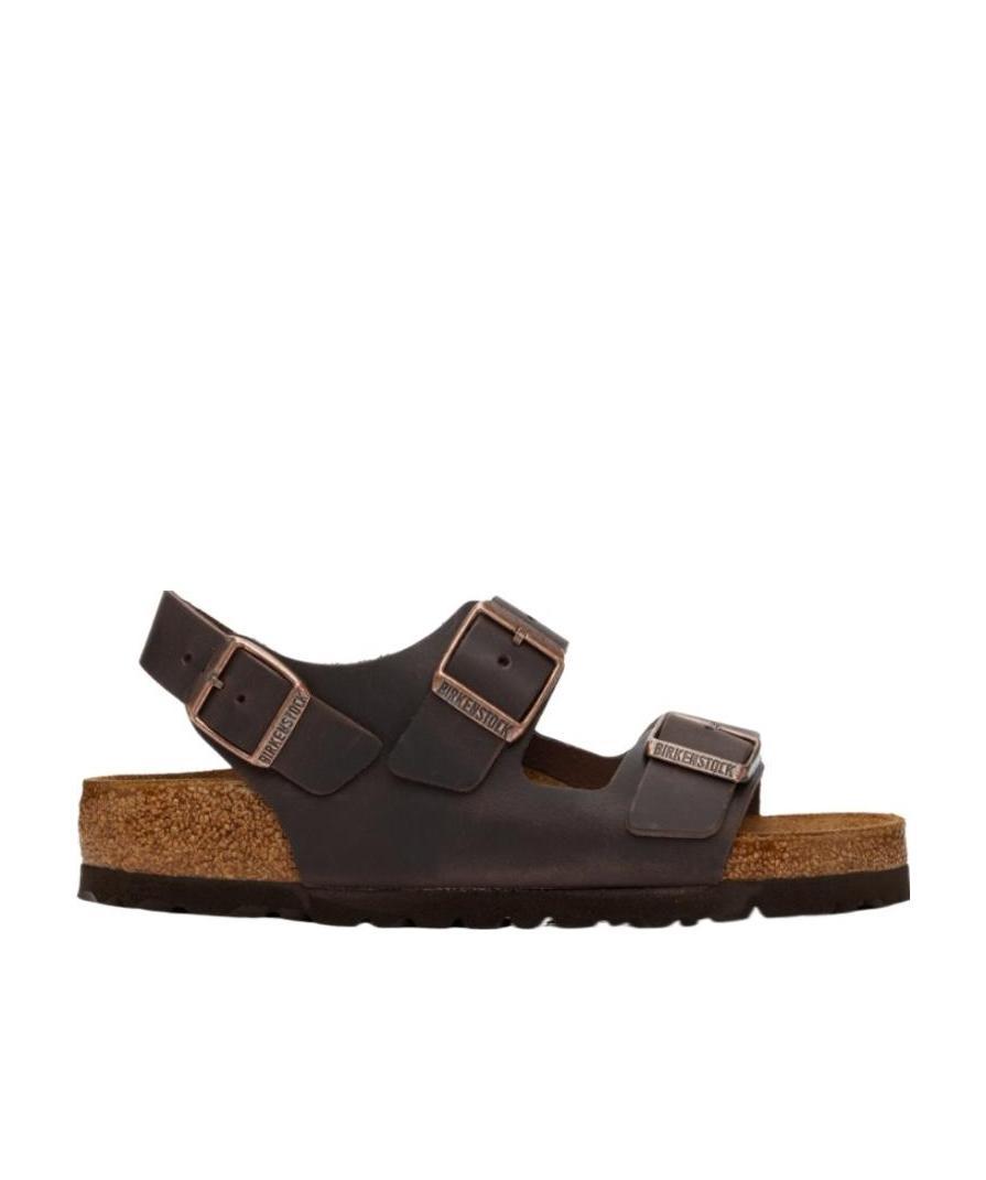 Birkenstock Milano Double-strap Slingback Sandals In Black