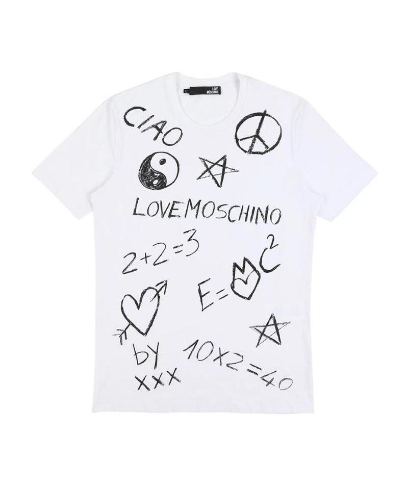 Moschino Printed T-shirt In White