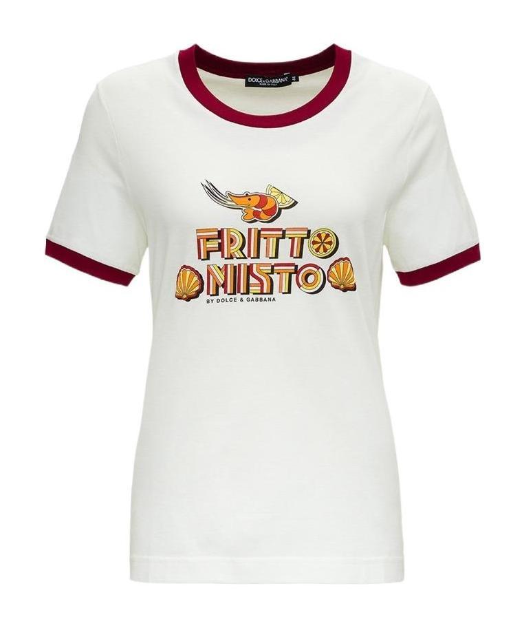 Dolce & Gabbana Fritto Misto-print T-shirt In Multicolor