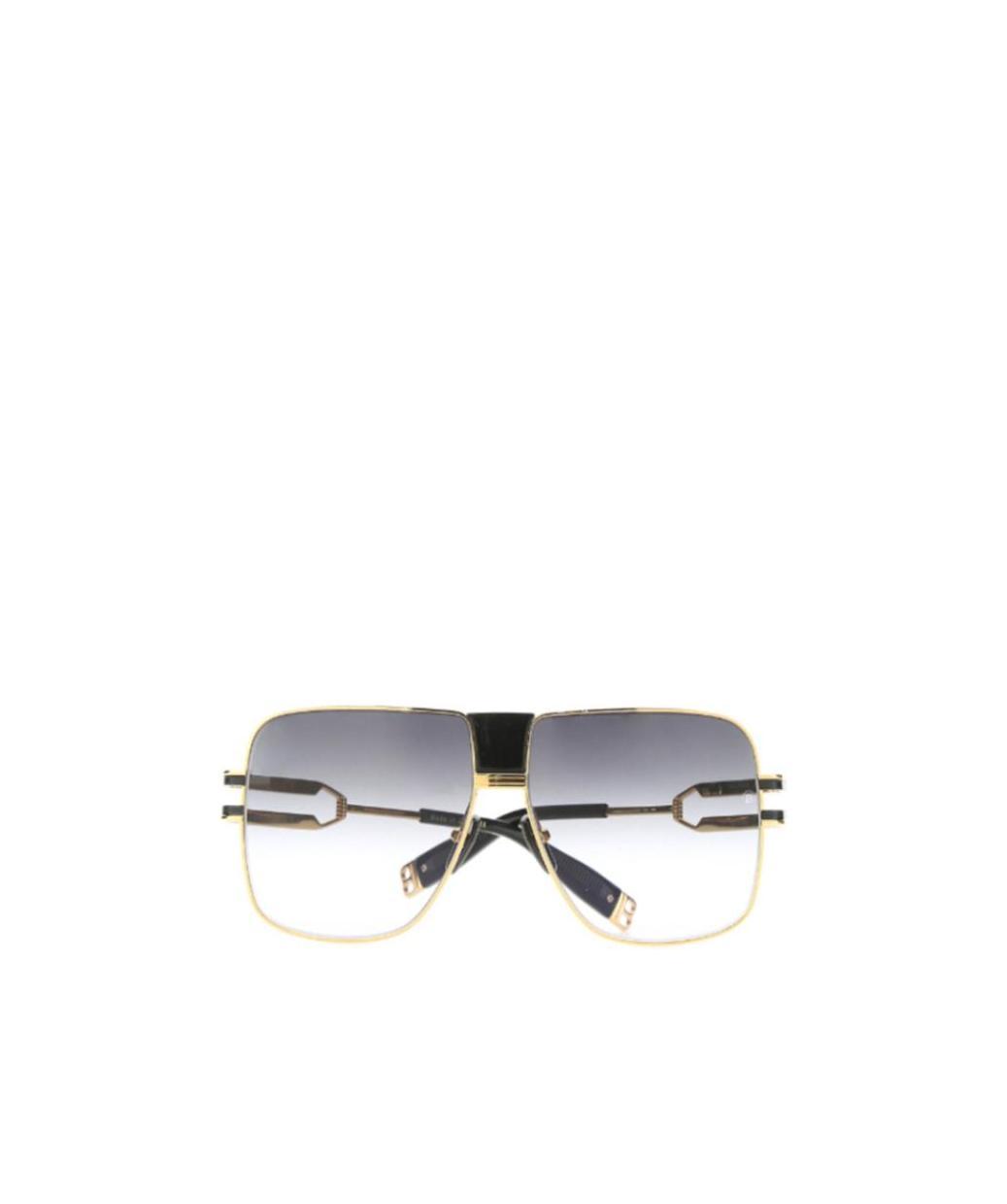 BALMAIN GRAY GRADIENT LENS LOGO SUNGLASSES