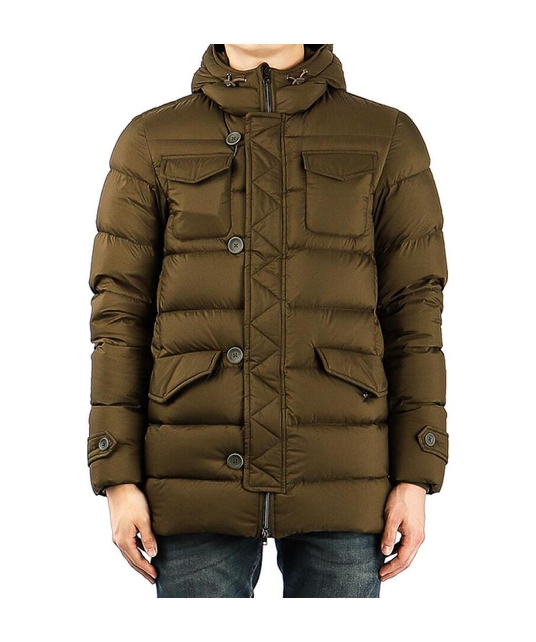 Herno Padded Jacket In Green