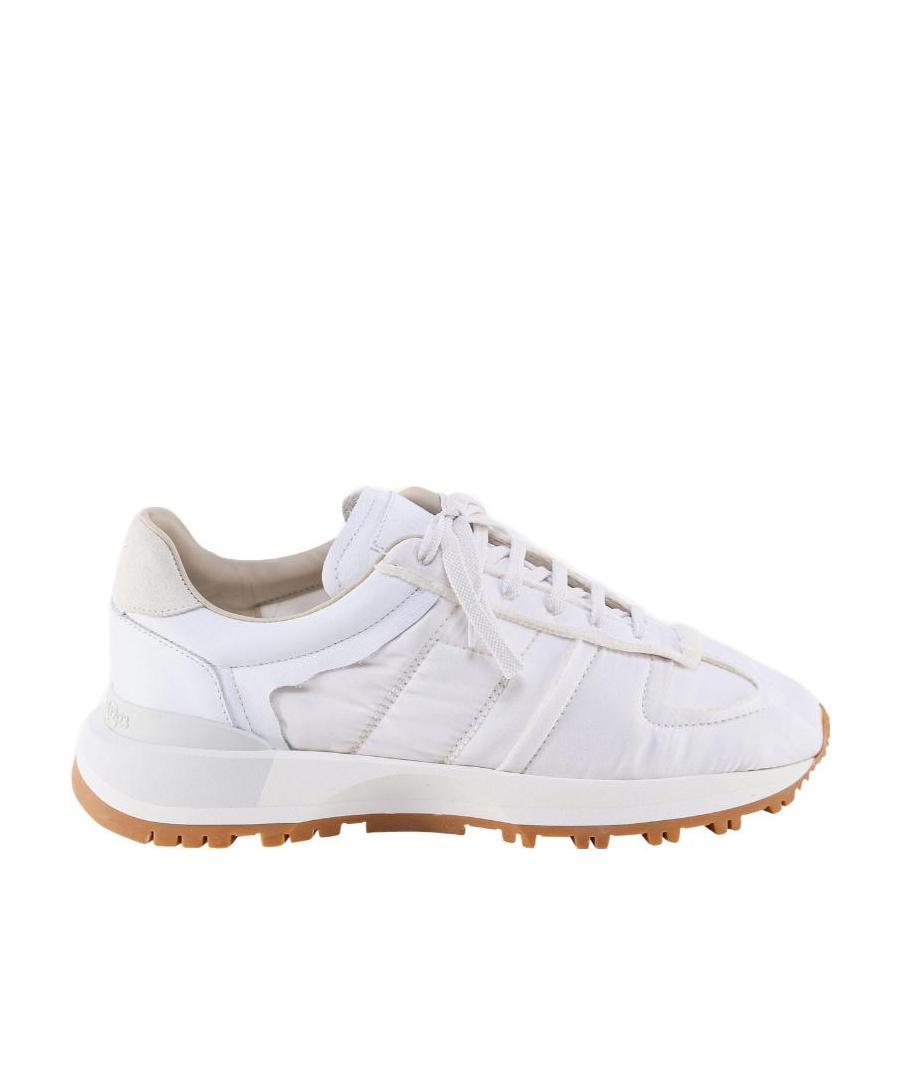 Maison Margiela White Leather Sneakers