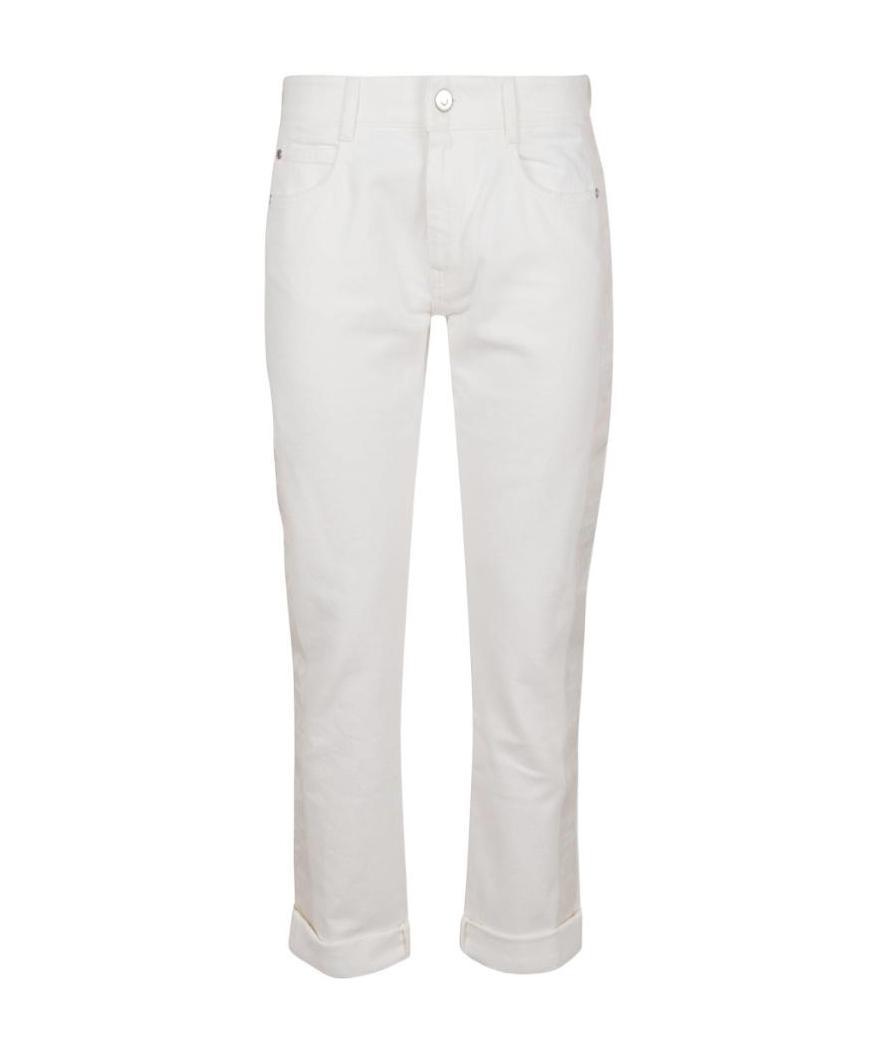Stella Mccartney Mid-rise Slim-leg Jeans In White