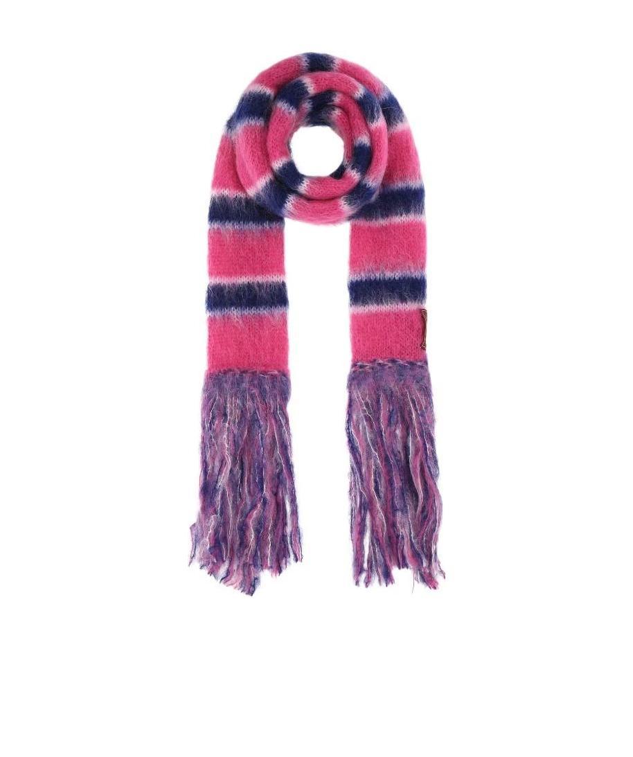 Marni Patterned Wool Blend Scarf