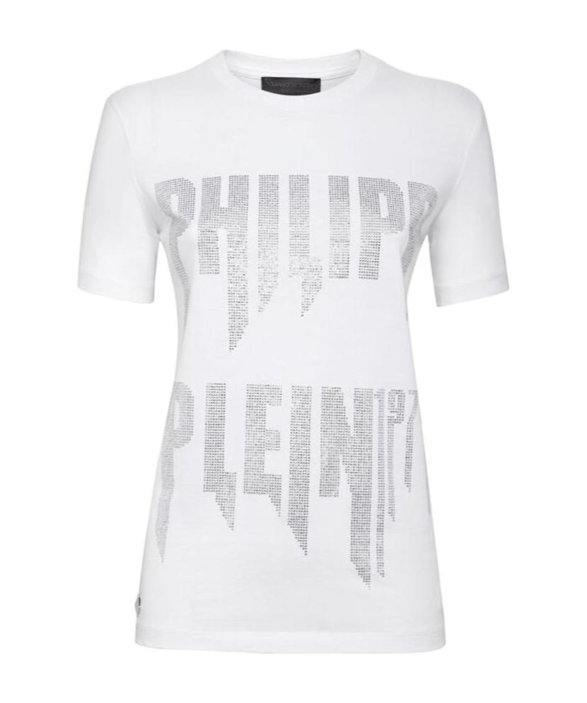 Philipp Plein Logo Details T-shirt In White