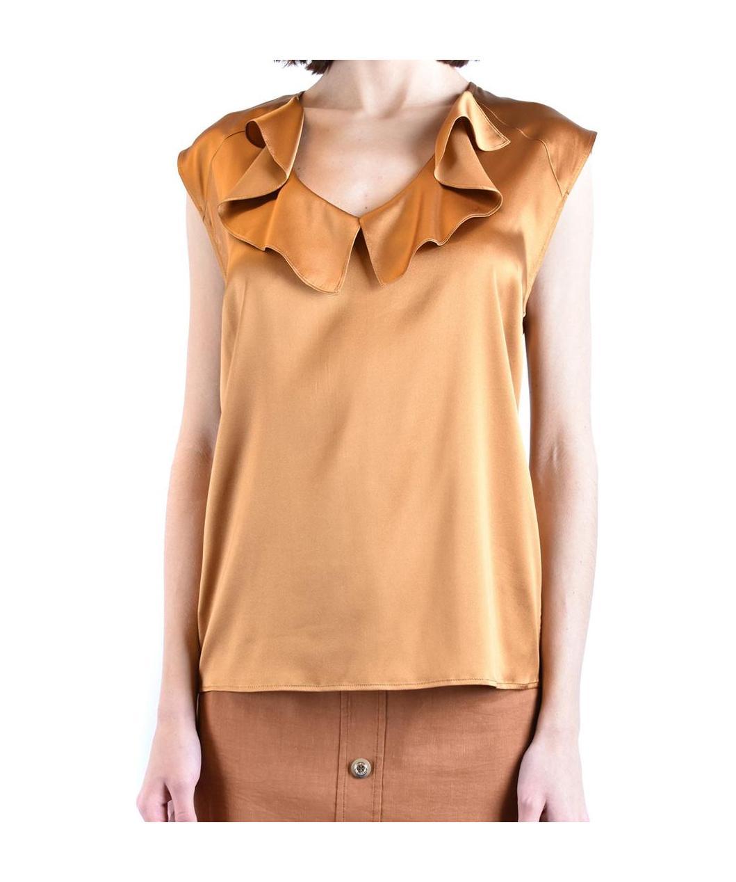 Pinko Sleeveless Blouse In Nude