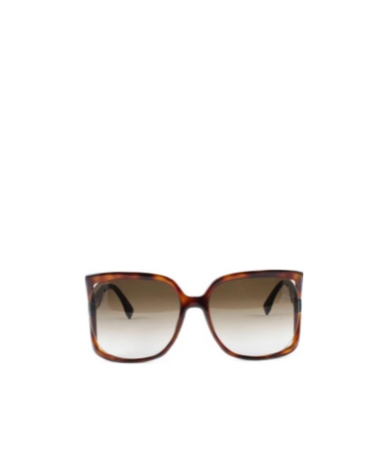 Fendi Square Sunglasses In Brown