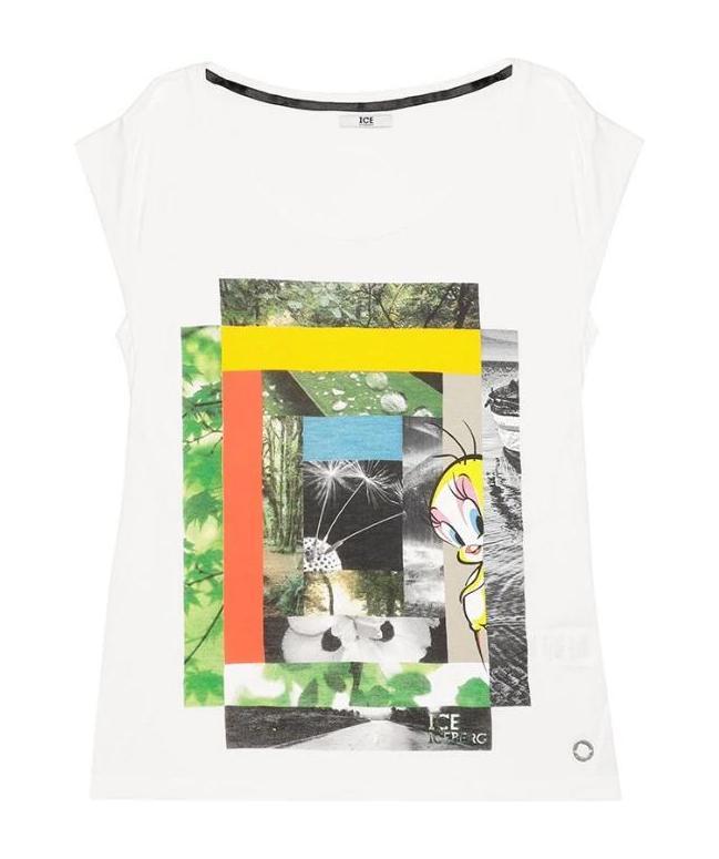Iceberg Round-necked Logo T-shirt In White