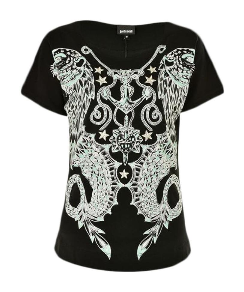 Just Cavalli Item O-neck Short-sleeved T-shirt In Black