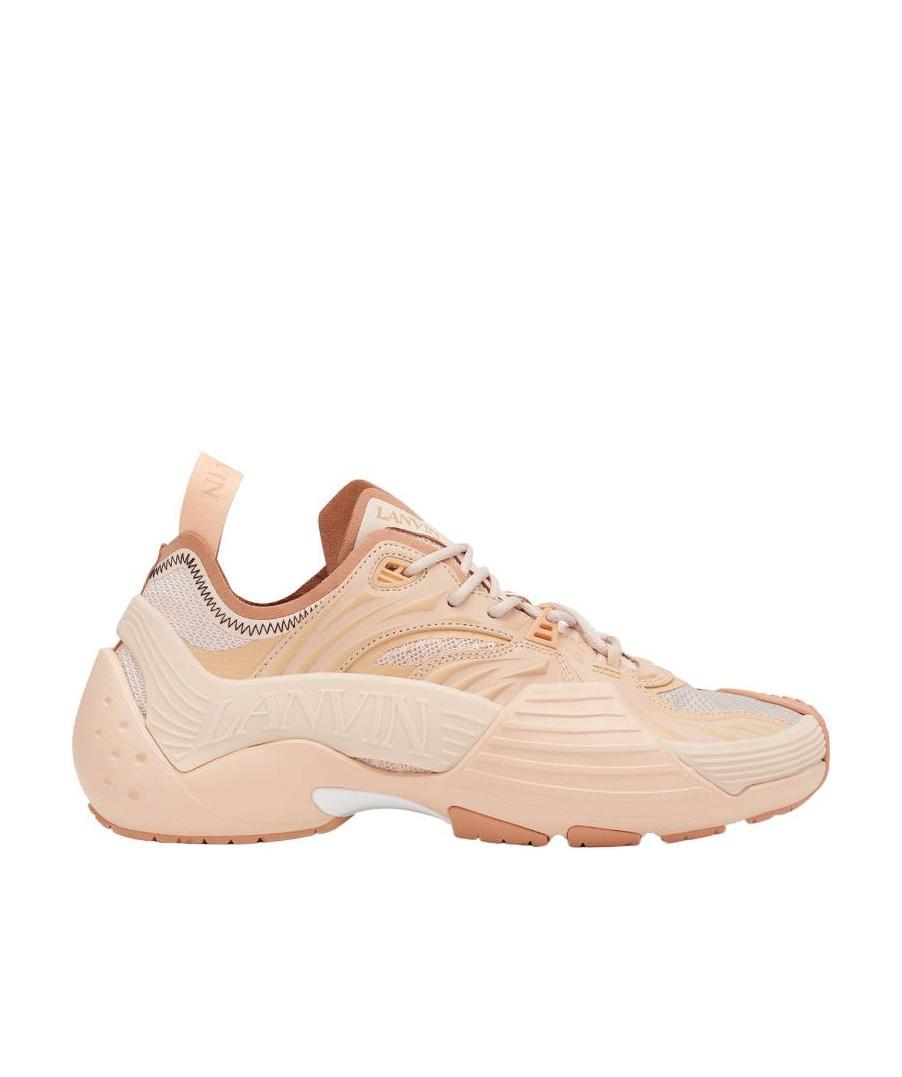 Lanvin Flash-x Low-top Sneakers In Nude