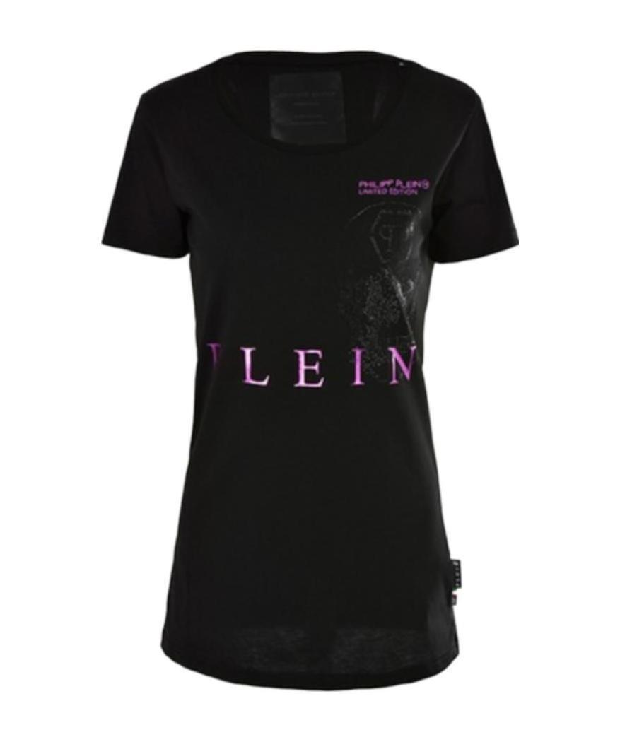 Philipp Plein Logo Details T-shirt In Black