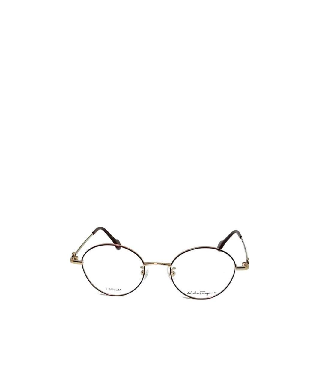 Ferragamo Logo Flat Mirror In Multicolor