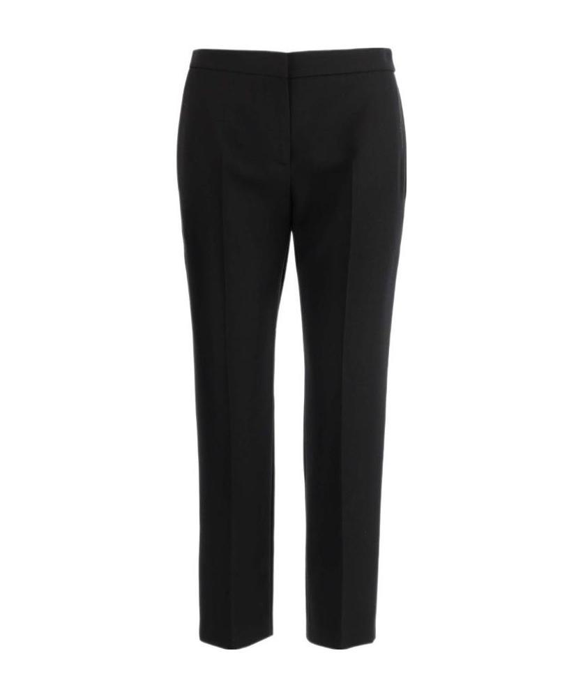 Alexander Mcqueen Tailored Cropped Trousers In Black