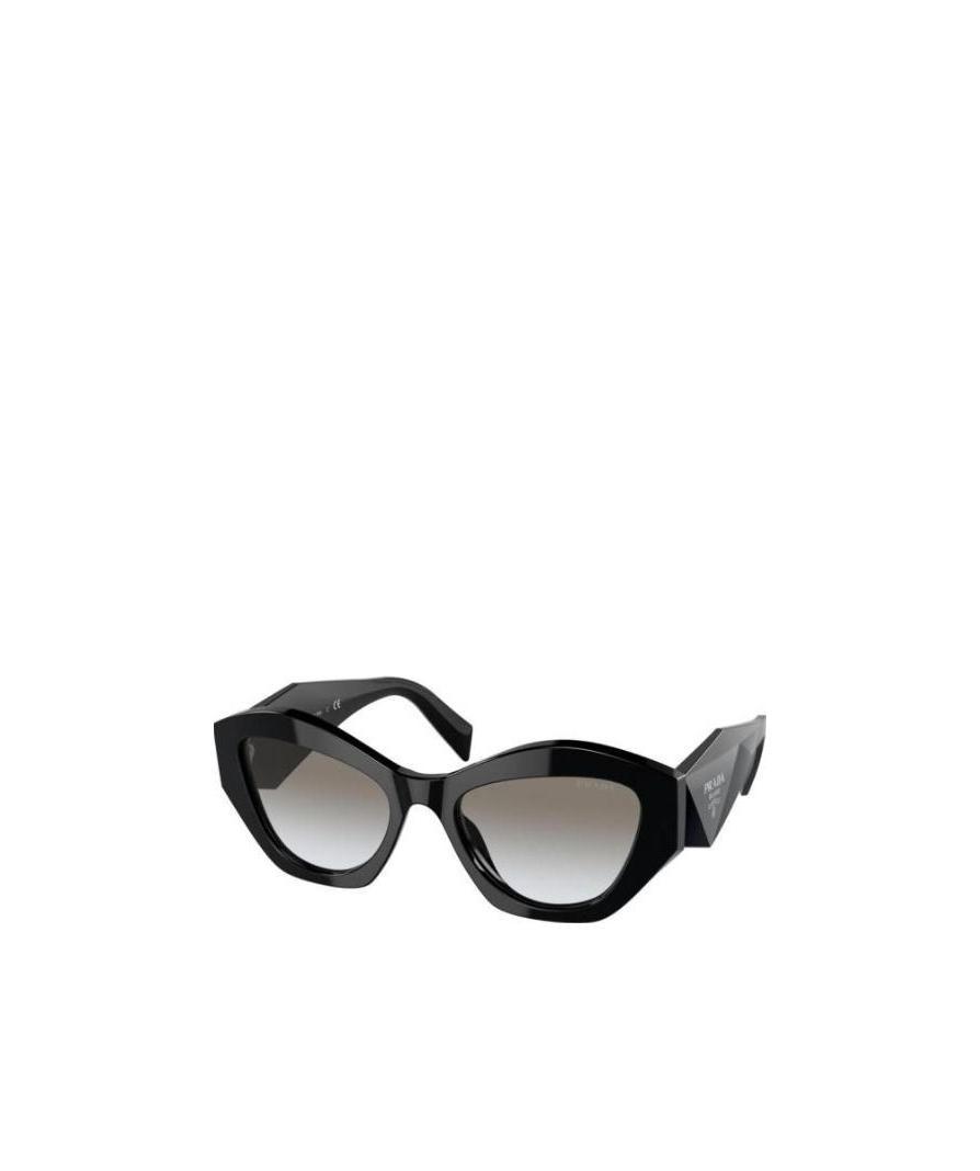 Prada Eyewear Cat-eye Frame Sunglasses In Black