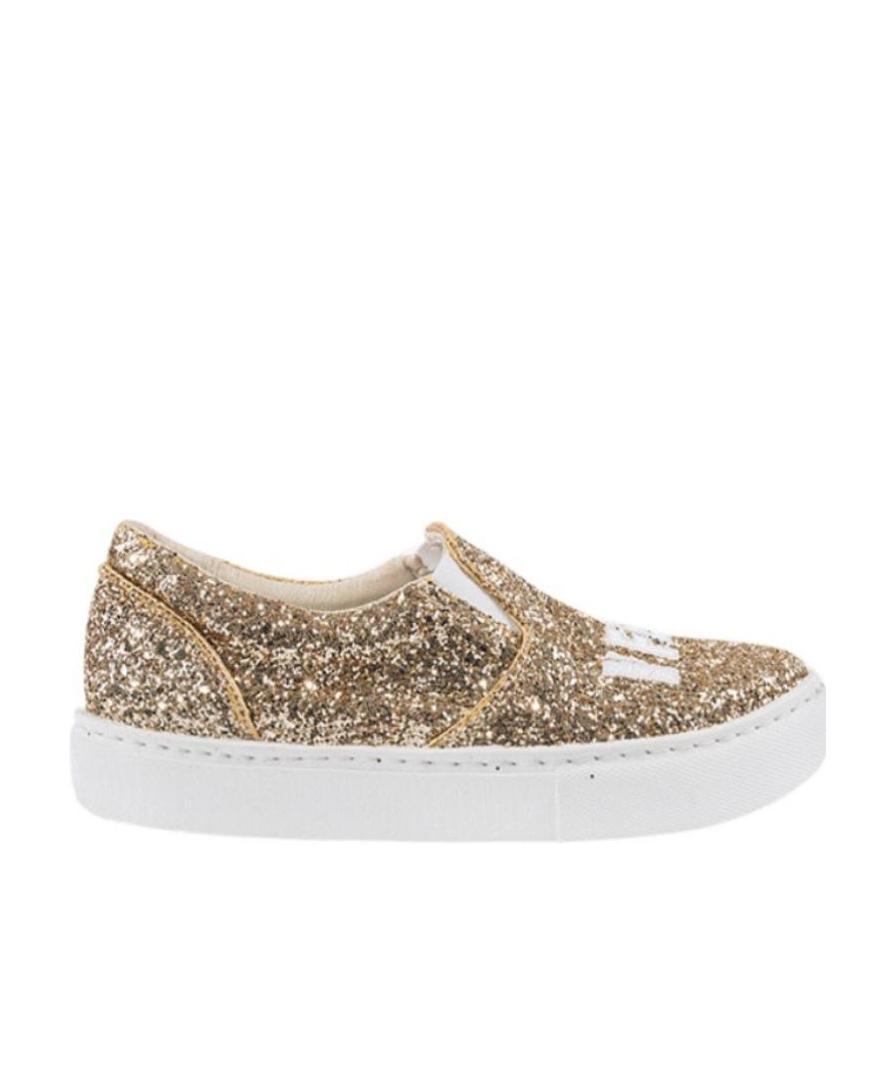 Chiara Ferragni Logo Round-headed Casual Sports Shoes In White