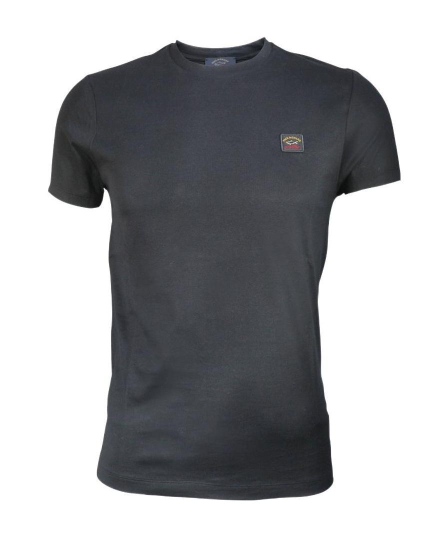 Shop Paul & Shark Logo Patch T-shirt In Black