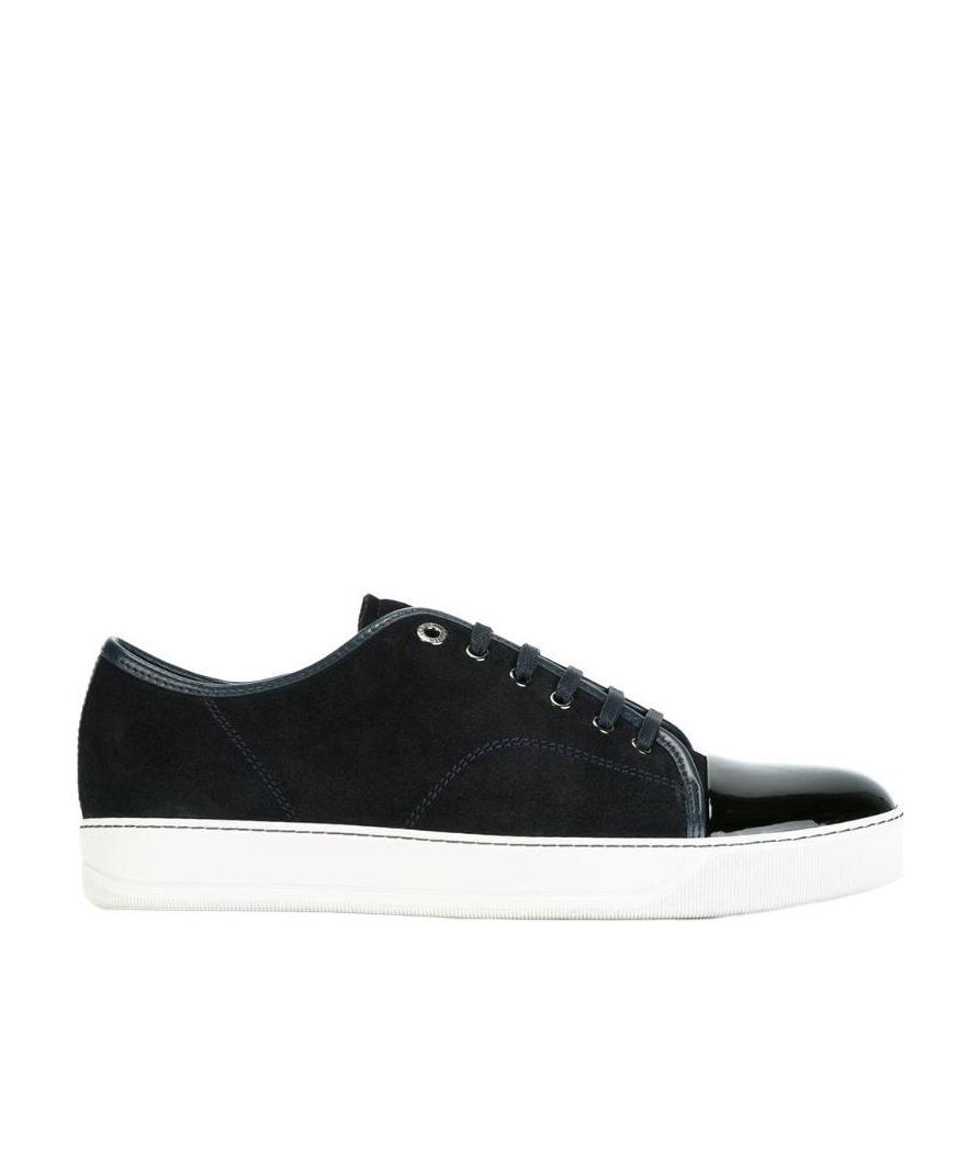 Lanvin Dbb1 Lace-up Sneakers In Black