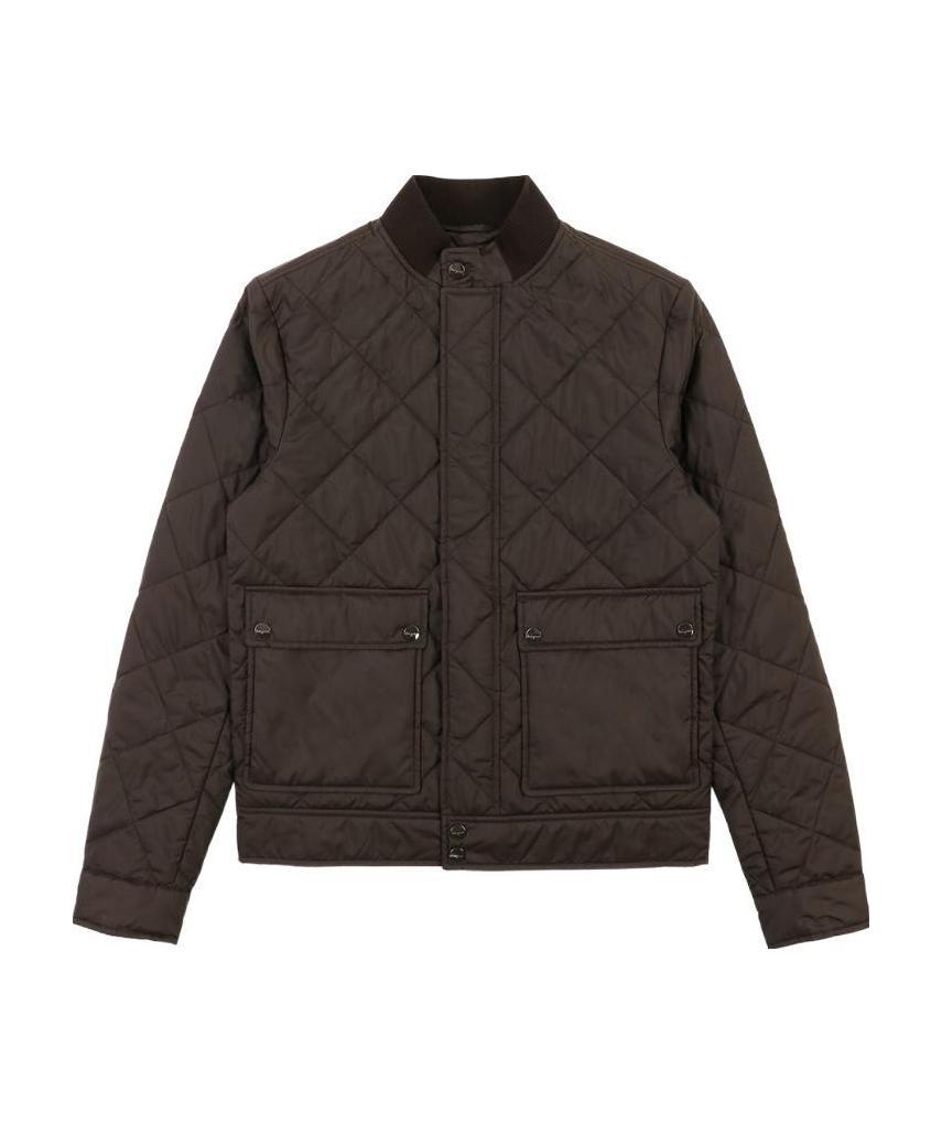 Ferragamo Quilted Cotton Suit In Black