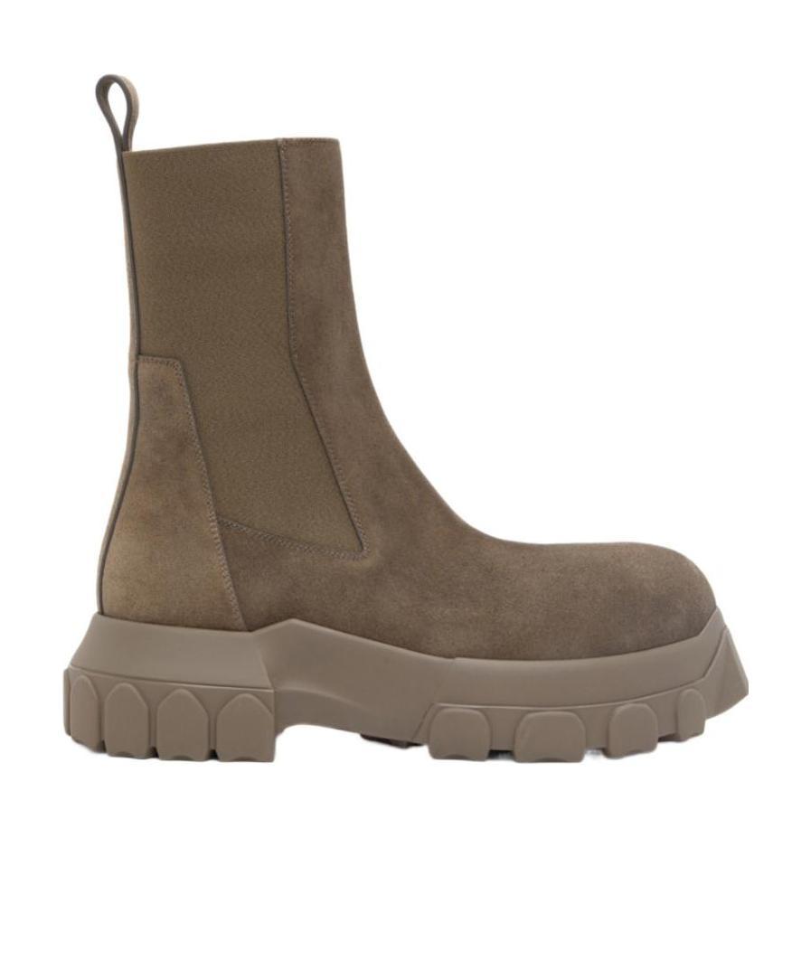 Rick Owens Stroble Beatle Bozo Tractor In Dust Grey In Brown