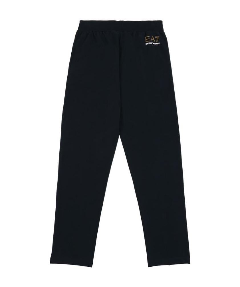 Ea7 Logo Sweatpants In Black