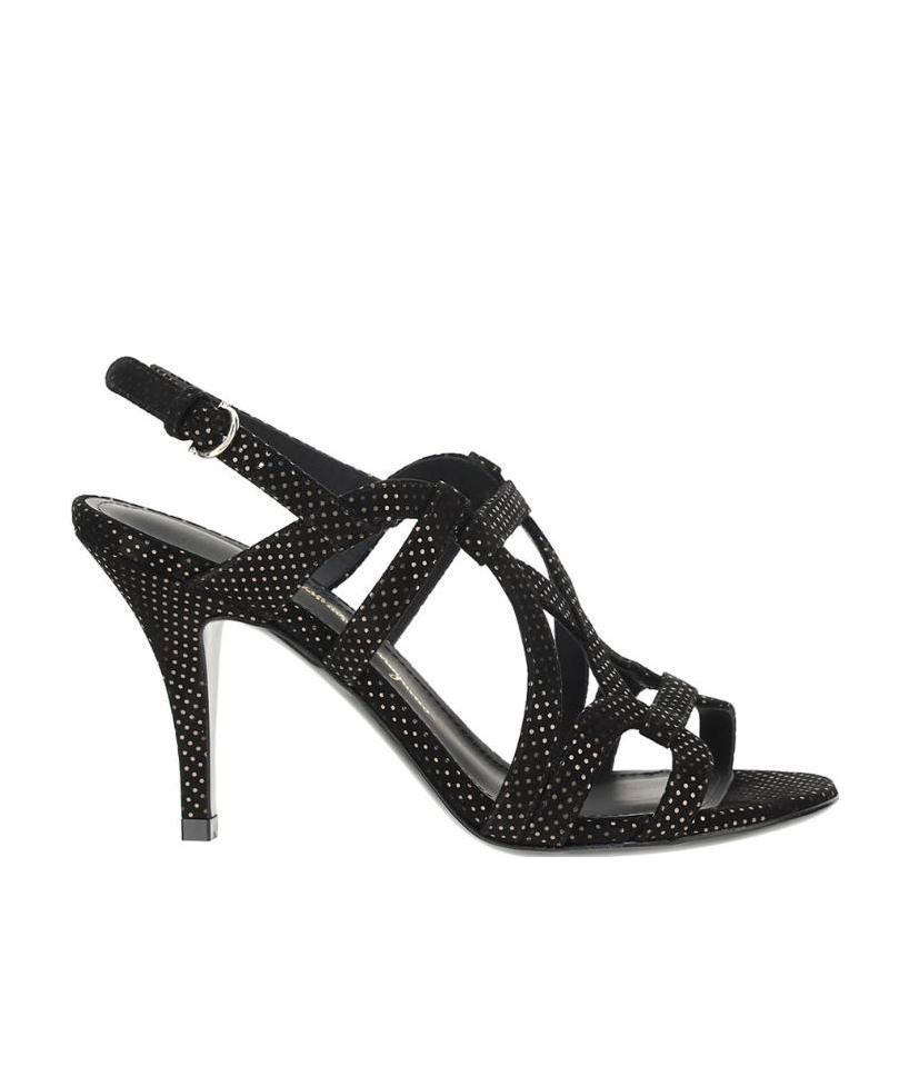 Ferragamo Strap-detail Open-toe Sandals In Black